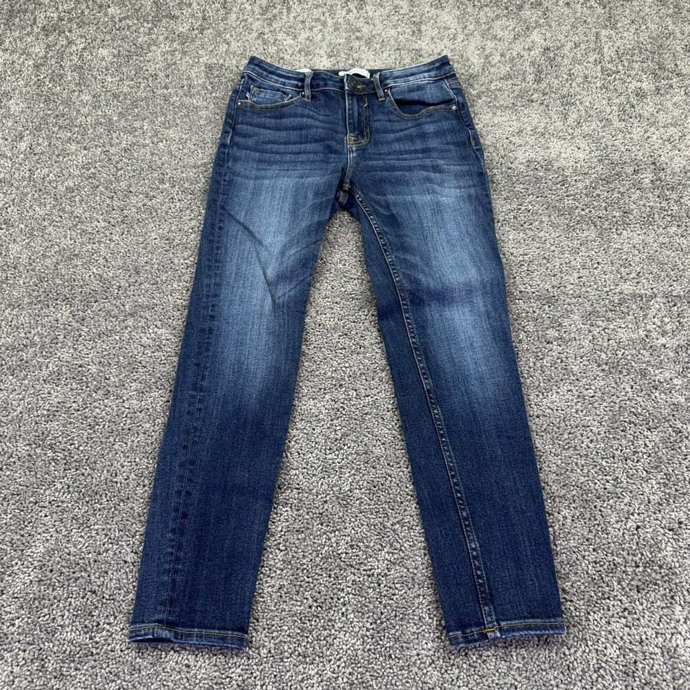 Vigoss Jeans Womens 28 Blue Jagger Skinny Mid Rise Stretch Denim Medium Wash